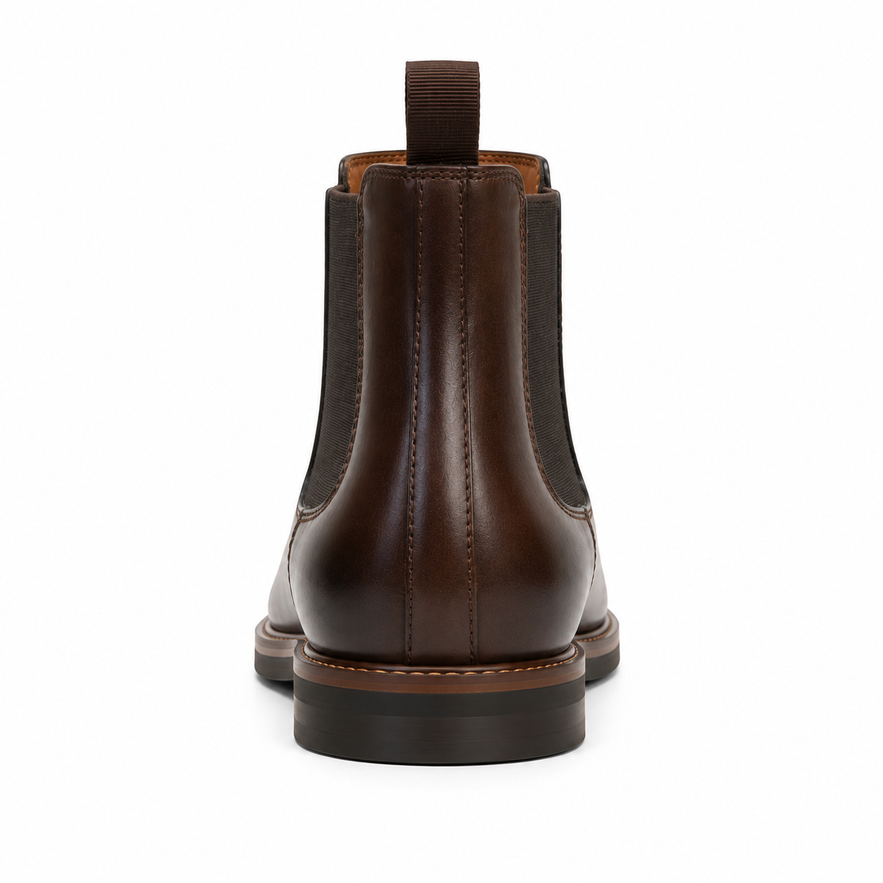 Men’s Brown Chelsea Boots – Apron Toe Design