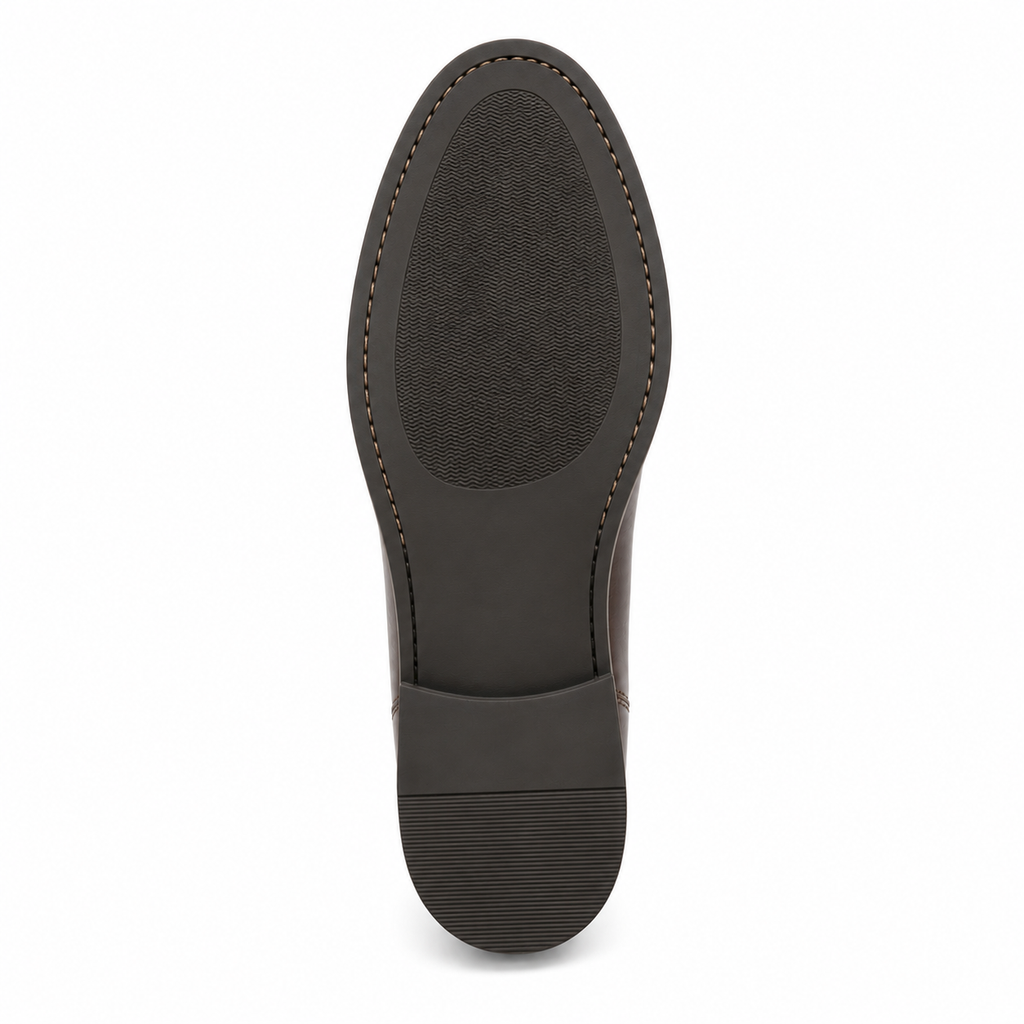 Men’s Brown Chelsea Boots – Apron Toe Design